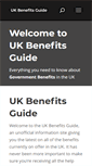 Mobile Screenshot of govukbenefits.com